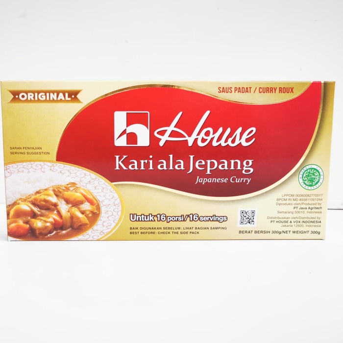 

Siap Kirim House Kari Ala Jepang 300 Gram Untuk 16Porsi Bumbu Curry Jepang Halal - Spicy