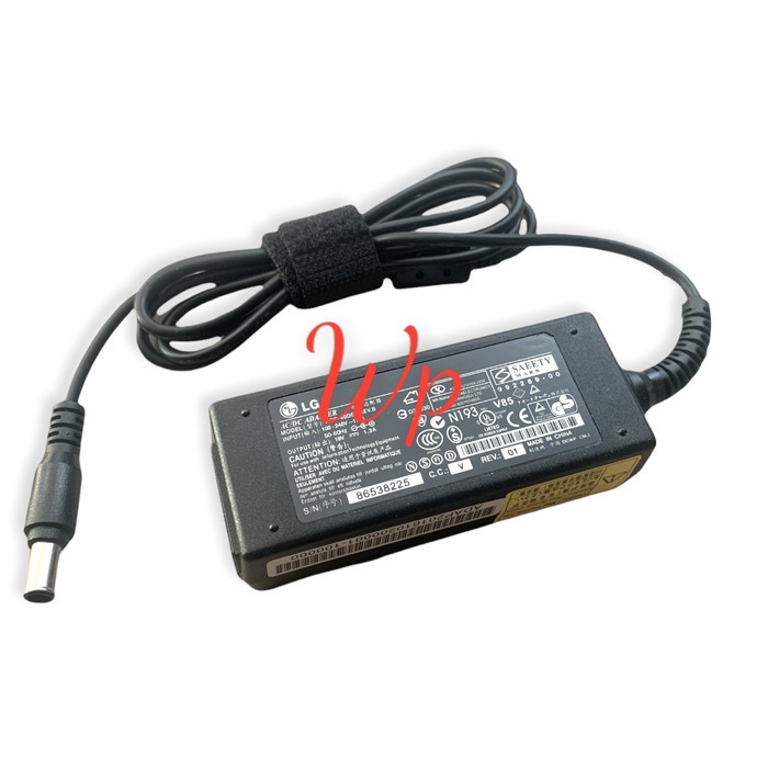 Adaptor Charger LG LED LCD Monitor TV 19v-1.3A 6.5x4.4mm