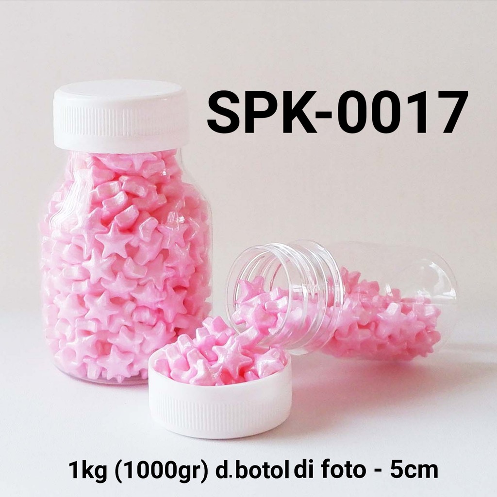 

SPK-0017 Sprinkles sprinkle sprinkel 1kg 1 kg kilo bintang pink yamama baking grosir murah sprinkles cake dekorasi mutiara trimit decoration story sprinklestory sprinklesstory sprinkle story yamama baking