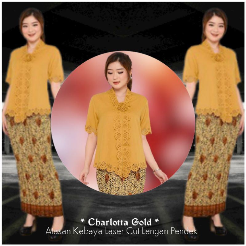 Atasan Kebaya Encim Modern Kebaya Wisuda/Pesta Charlotta