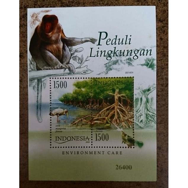 

Souvenir Sheet Indonesia Peduli Lingkungan 2005