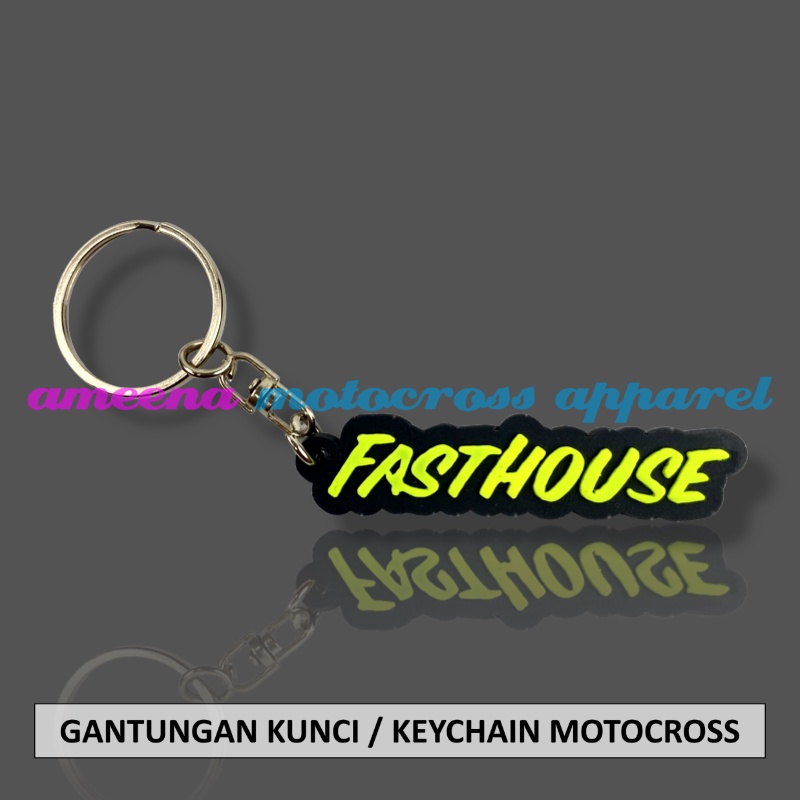 Gantungan Kunci Motocross - Keychain Trail MX - Gantungan Kunci Trabas - Keychain Enduro - Souvenir Trail - Keychain Souvenir - FH004