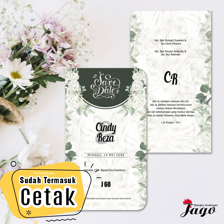 UNDANGAN PERNIKAHAN BLANGKO JAGO 60