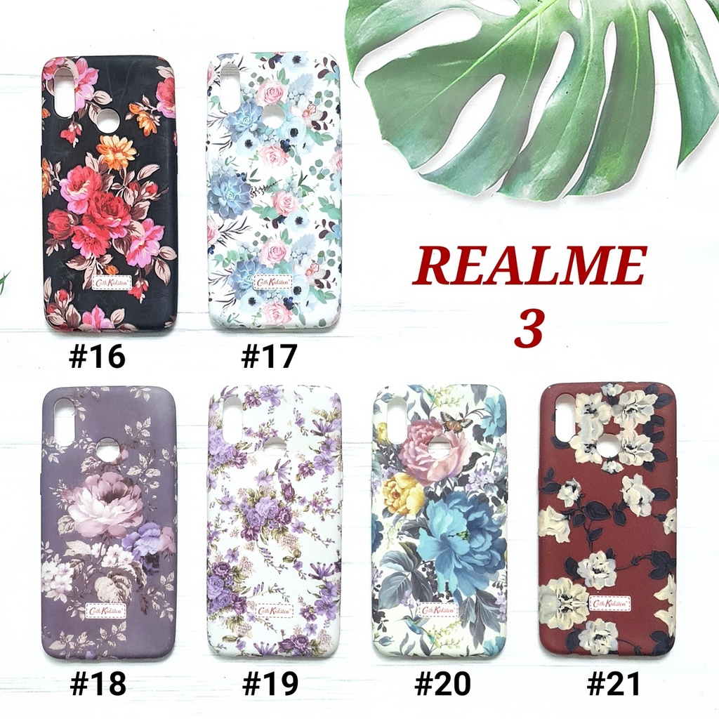 REALME C2 3 3 PRO 5 5I 5S C3 5 PRO | CK FLOWER Soft Case Glow In The Dark