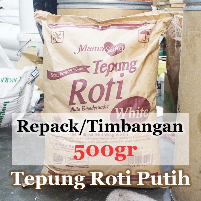 

Tepung Roti Putih MamaSuka 500GRAM