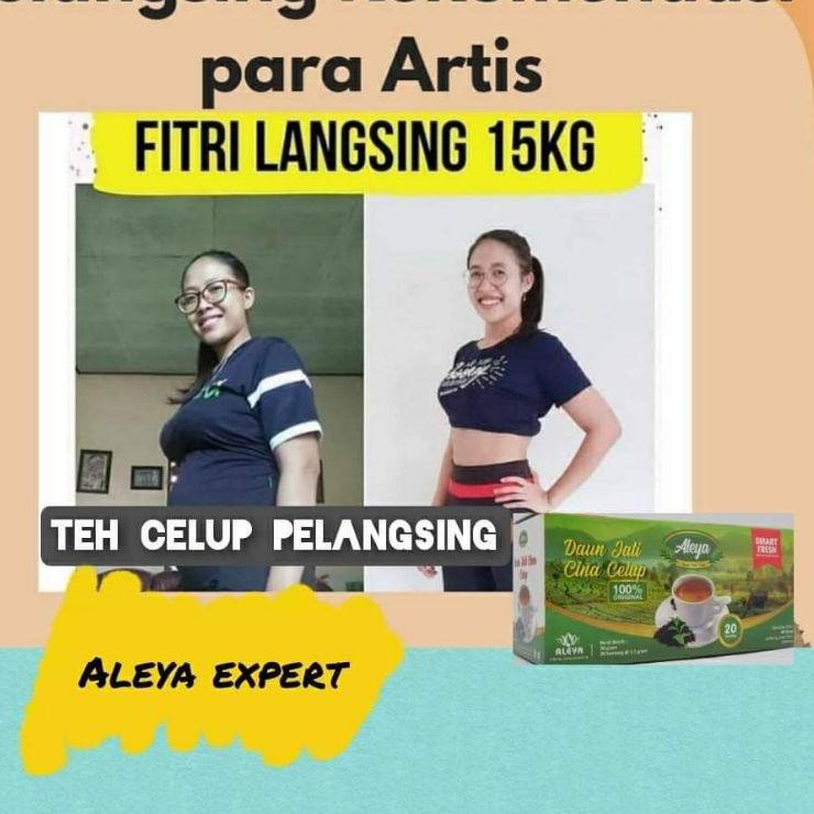 

Realpct Teh Pelangsing Aleya Herbal Daun Jati Cina