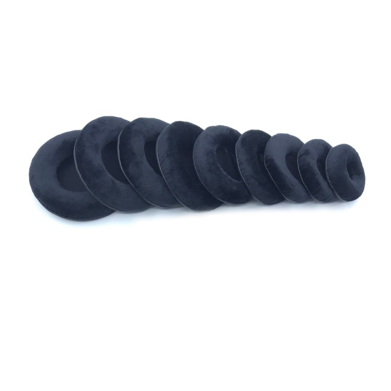 Kok 1pasang Velvet Earmuffs Ear Cushion Pads 60mm-110mm Untuk Earphone Headphone