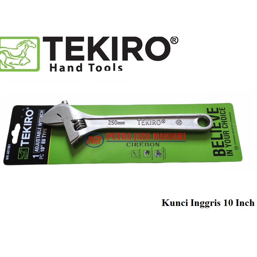 Tekiro Kunci Inggris 10 Inch / Kunci Inggris Adjustable Wrench 10 Inch