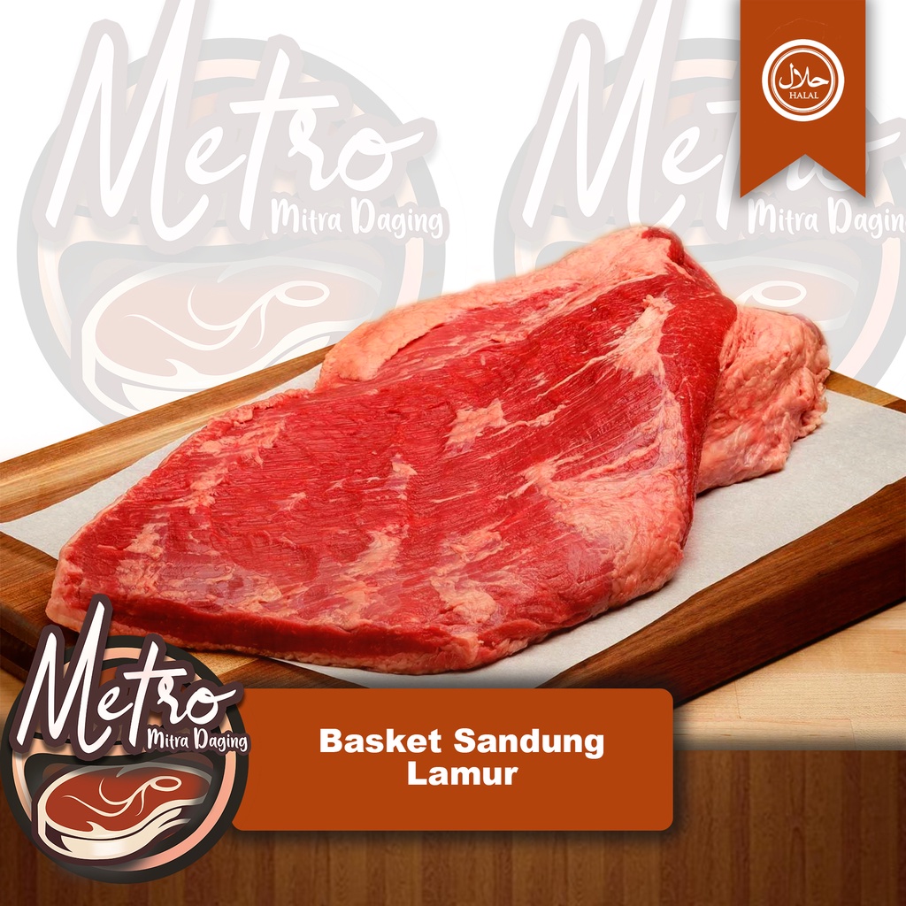 

Brisket Meat / Sandung Lamur Australia Kemasan 1kg HALAL