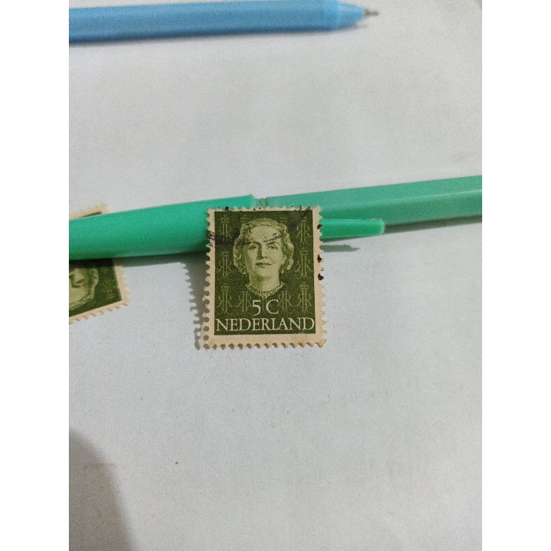 

Perangko Netherlands 1949 Queen Juliana 5c Nederland Stamp