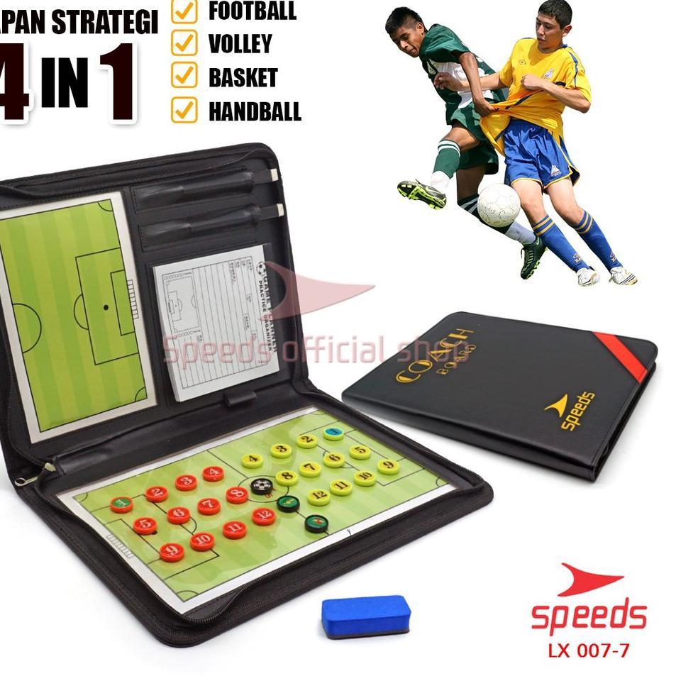 Pasti Murah SPEEDS Papan Strategi Taktik Pelatih Basket BasketBall Volleyball Coach Board Magnetic 007-7