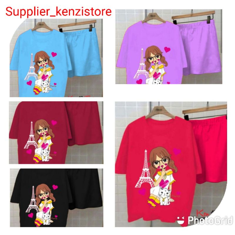 BISA [COD] [GRAB] SETELAN CEWEK ABG GIRL PARIS/ Stelan murah fashion wanita cantik