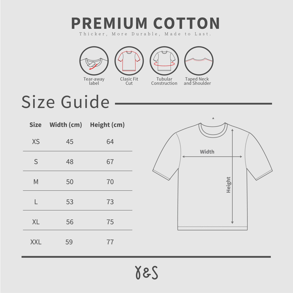 YARN &amp; SPINDLE Kaos Polos Premium Cotton 24 s