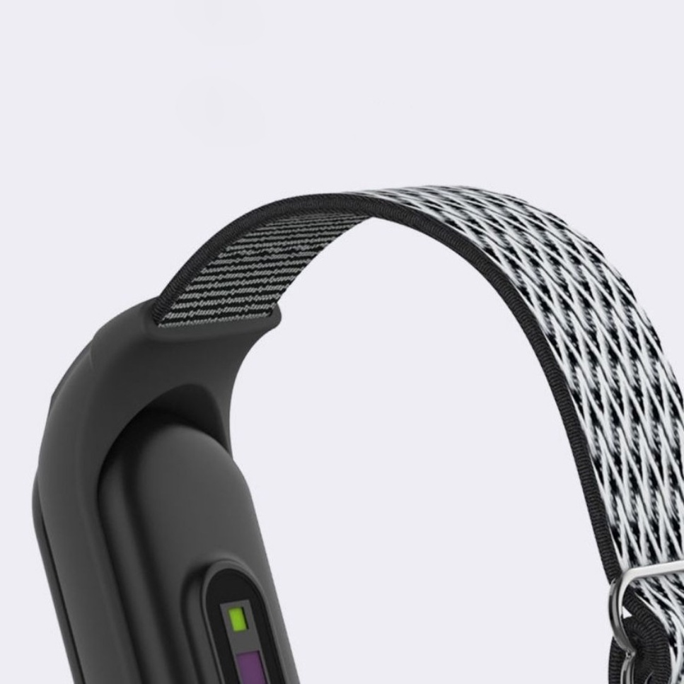 Strap Nylon Xiaomi Mi Band 7 6 5 4 3 Sport Loop with Buckle for Women and Men Soft Breathable Bracelet