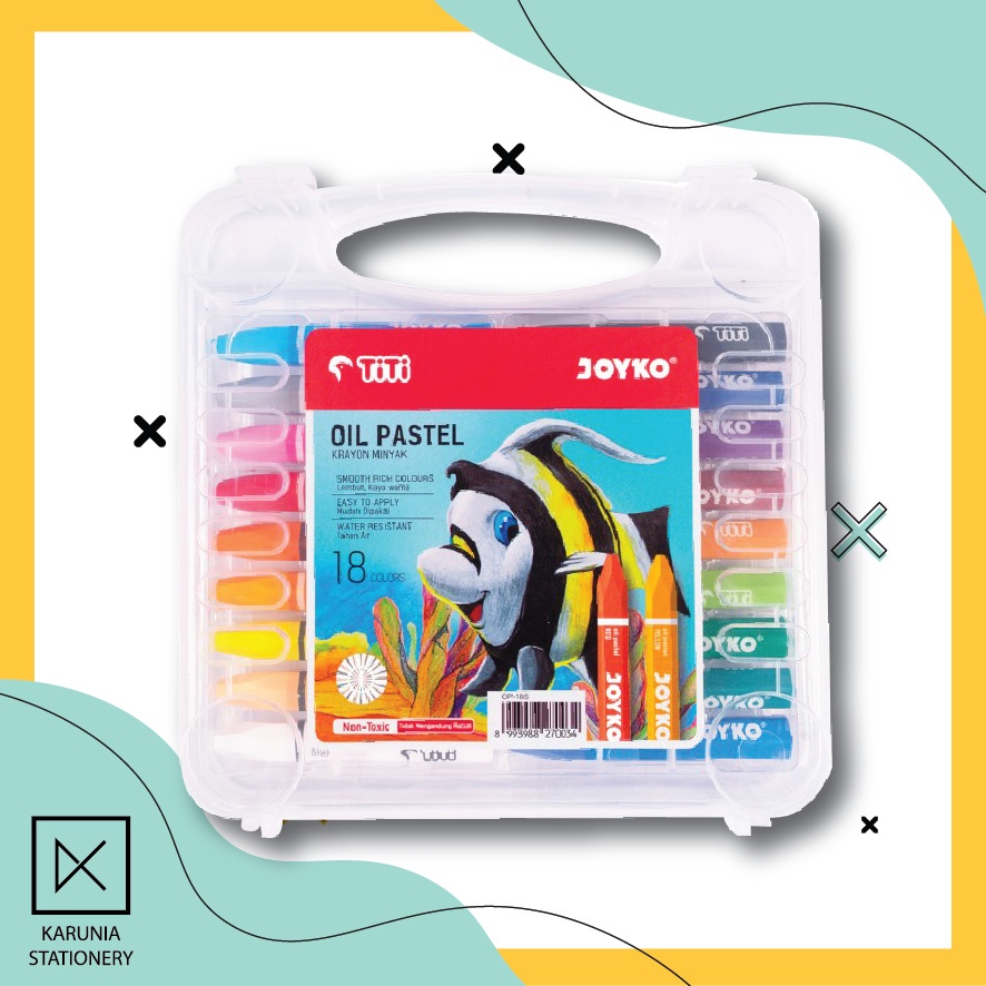 

krayon titi oil pastel isi 18 warna