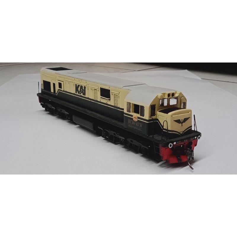 (Dummy High Detail) Miniatur Lokomotif CC 201 83 31 Livery Vintage Dipo Induk SMC