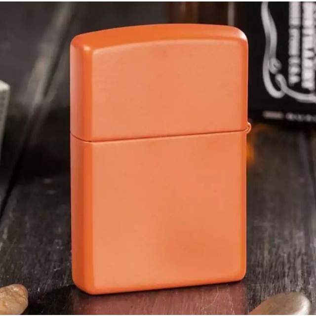 Korek Api Zippo Matte Orange Grade Ori