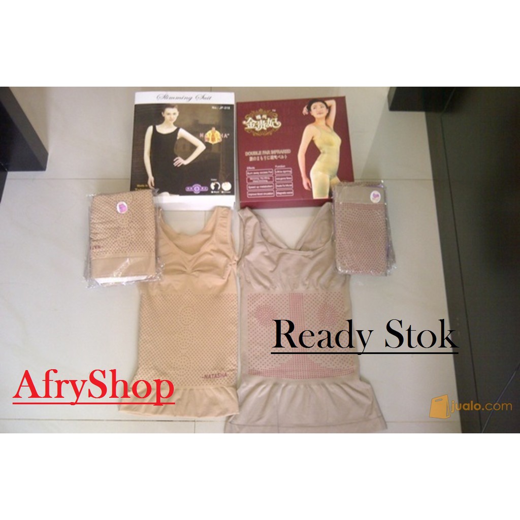 SLIMMING SUIT BOX MERAH ASLI KOREA BAJU KORSET PELANGSING KUALITAS SAMA DG KOZUI (HATI2 KUALITAS B)