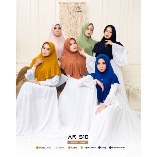 Arrafi Hijab Kode Ar 510 | Kerudung Jilbab Arrafi Bestseller