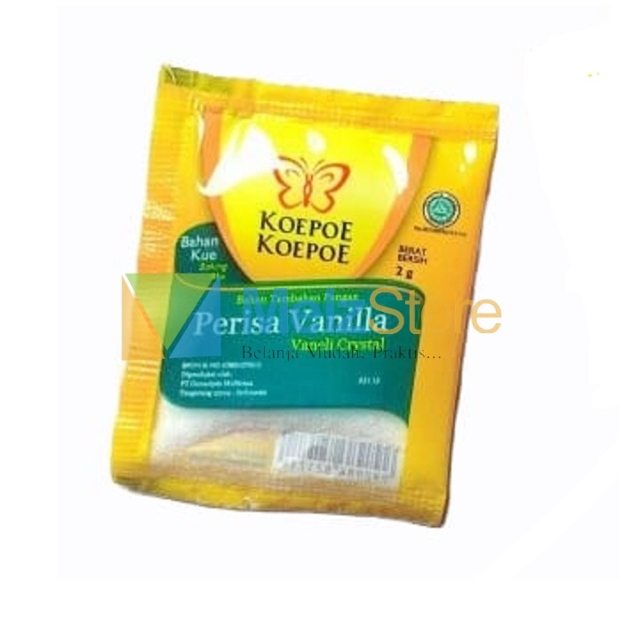 

Koepoe Vaneli Crystal Perisa Vanilla 2gr per 10 Sachet