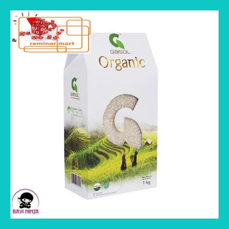 

S0Bers Gasol Organic Beras Putih White Rice Organik 1 Kg Ric0S50B