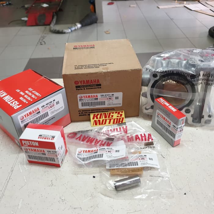 BLOK SEHER, PISTON KIT XEON RC, GT125, GT 125 ASLI YAMAHA