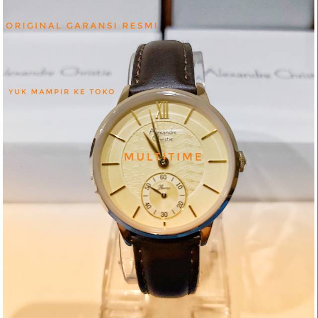 Jam tangan wanita cewe alexandre christie 2682LS kulit original garansi resmi AC 2682LS SECOND BAWAH