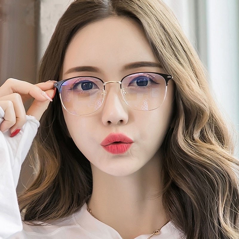 Kacamata Lensa Photocromic 2 In 1 Anti Radiasi Wanita Pria 1924 Kacamata Komputer Anti Silau Blue Ray Radiasi Korea KC010 (PTC002)-7