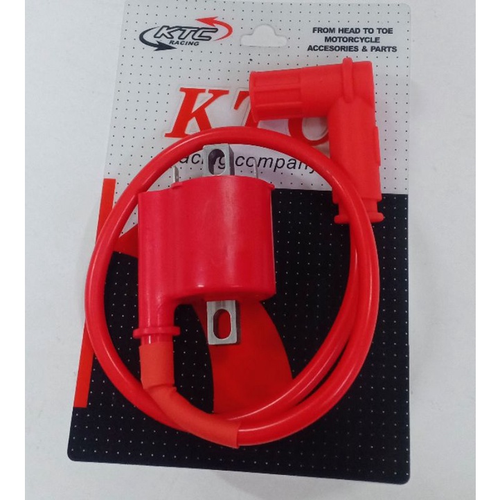 koil racing ktc fi/injeksi + kop/tutup busi ktc universal Supra 125 fi/Vario 125/150 fi/beat fi/beat