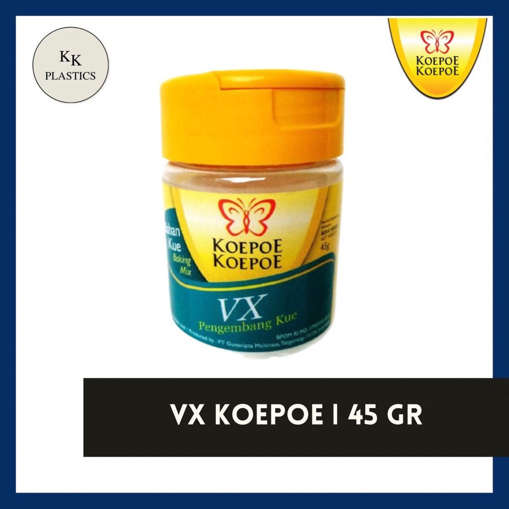 

KOEPOE-KOEPOE VX PENGEMBANG KUE | KUPU-KUPU VX PENGEMBANG KUE | 45 GR