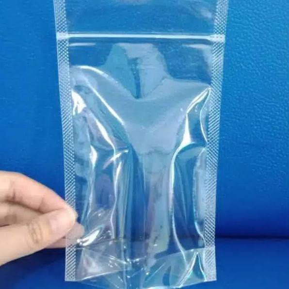 ♙ PLASTIK STANDING POUCH 14X22 PLASTIK KLIP ZIPLOCK  BERDIRI ISI 50 ▼