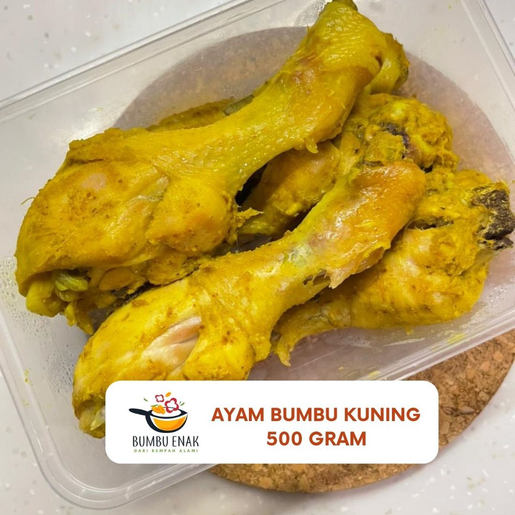 

Ayam Ungkep Bumbu Kuning Empuk Siap Goreng by Bumbu Enak - 500 Gram