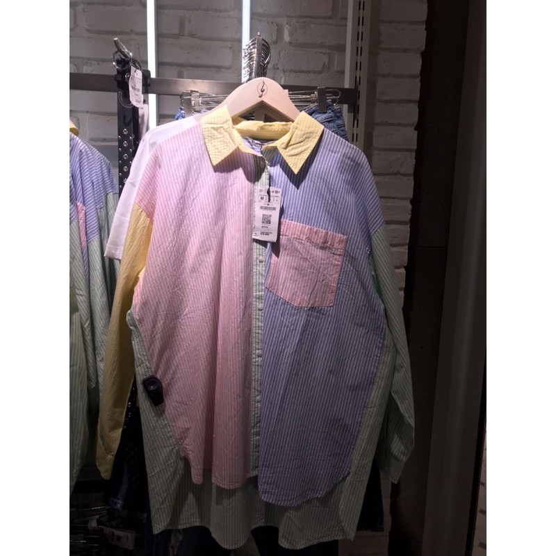 Jastip || Kemeja women Oversize Stradivarius (Bestseller)