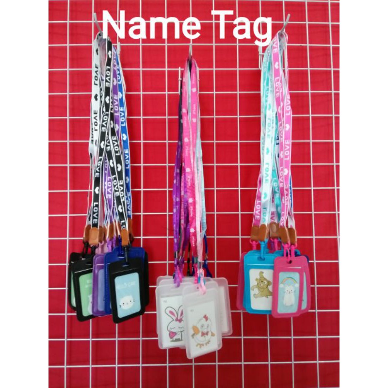 

Tali gantungan kartu nama, Name Tag holder.
