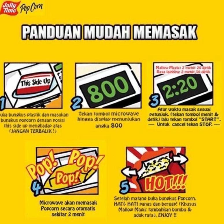 

↼ Jolly Time Microwave Popcorn Original Murah ₴