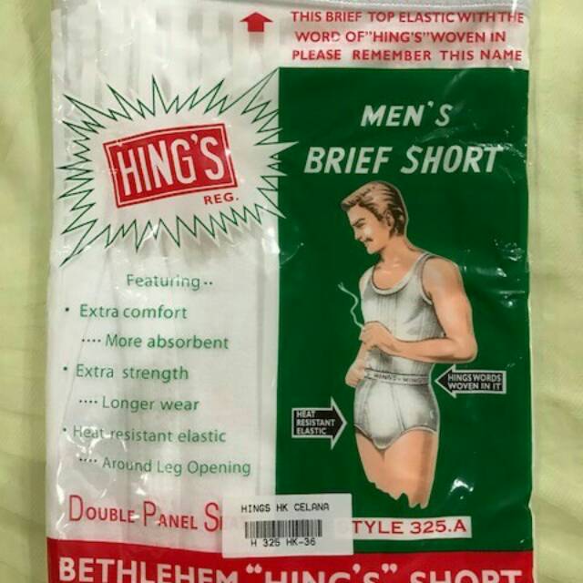 Celana dalam hings import/luar.32 34 36