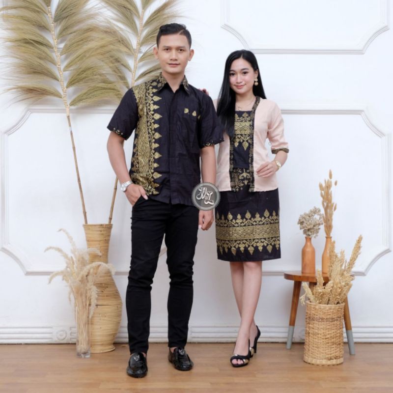 BAJU COUPLE RNB SONGKET BATIK PEKALONGAN RNB MODERN