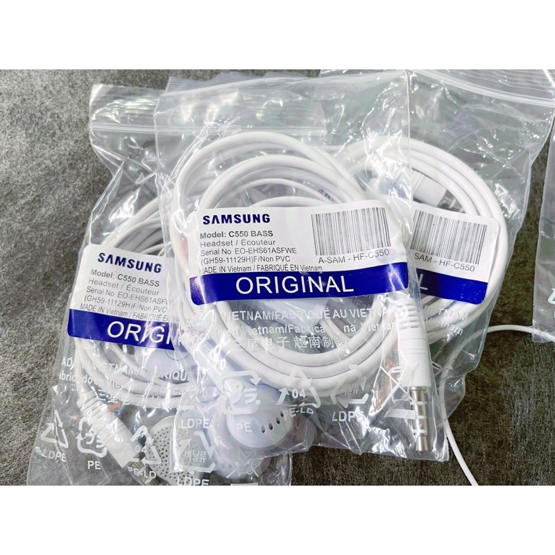 【5050】[GROSIR/CODJNT/ORIGINAL] HANDSFREE/HEADSET/EARPHONE J1 ACE ORI C550 SUARA JERNIH