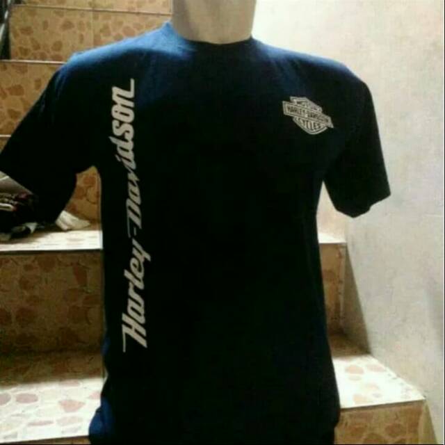 Baju kaos pria bigsize HARLEY DAVIDSON kaos distro kaos jumbo kaos polos