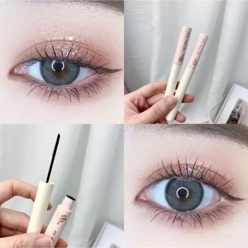 3D Maskara Microcara Thin Mascara Kosmetik Mata Pelentik Bulu Mata Make Up Makeup