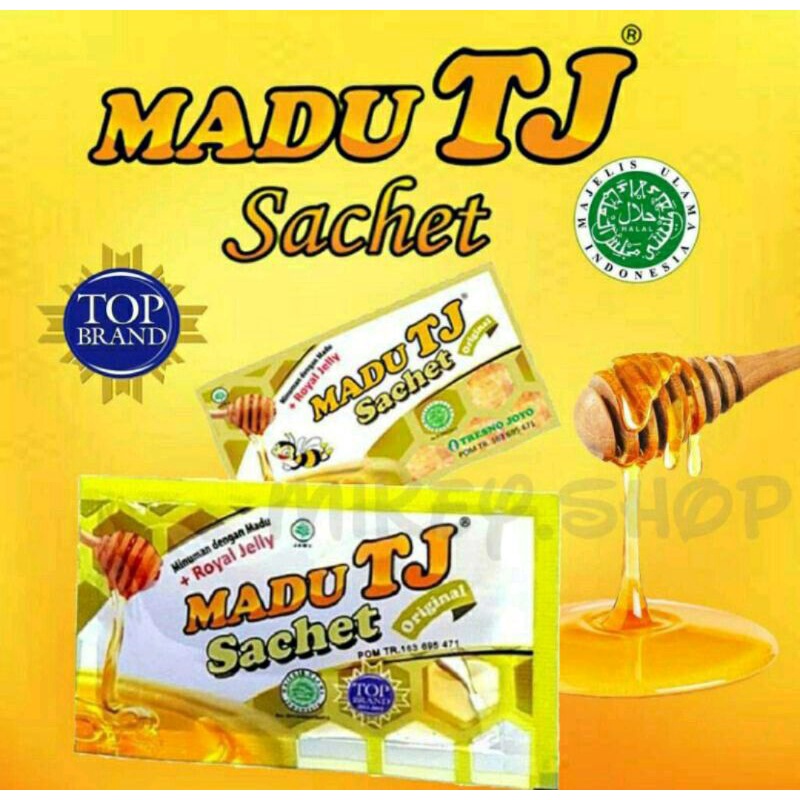 

Madu TJ rasa original 20 gram isi per box 12 sachet
