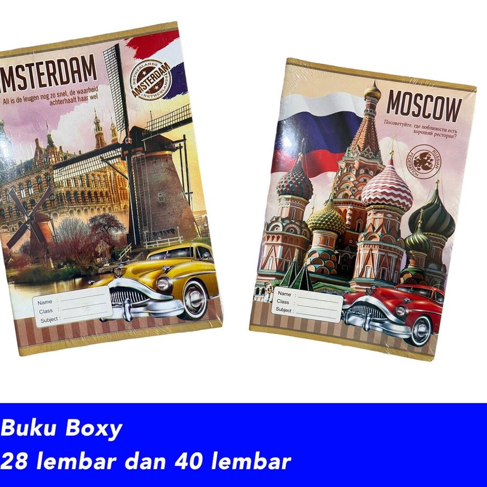 

[QeX ㊑] [PAM]Buku Tulis Boxy Isi 40 lbr YOU (Produksi KIKY) ||Big promo