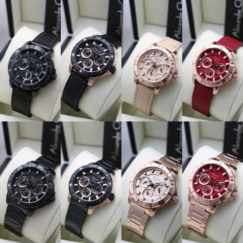 JAM TANGAN WANITA ALEXANDRE CHRISTIE AC 6609 ORIGINAL GARANSI RESMI 1 TAHUN