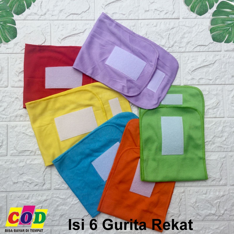 Ana baby - 6 PCS Gurita Bayi Rekat Gurita Bayi Baru Lahir Kekinian Warna Rainbow