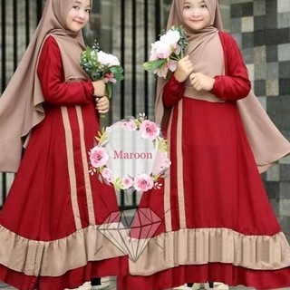 Terbaru Baju  Muslim Anak  Perempuan  Cantik  Usia 6 09 Thn 