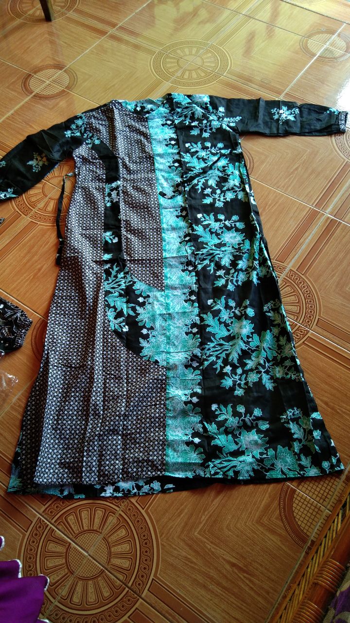 Baju Gamis Batik Wanita-gamis Batik Jumbo-seragam Batik