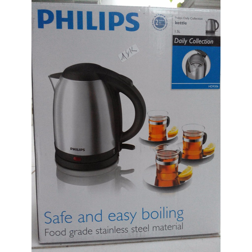 EXLUSIVE Philips HD9306 Teko Listrik / Kettle Elektrik - 1900 W PALING MURAH