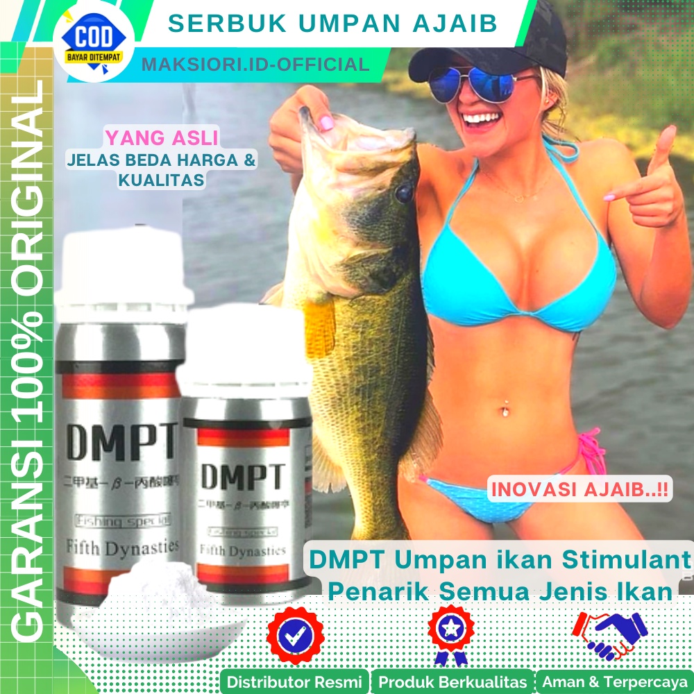 Umpan Pancing Ikan Multifungsi Serbuk Umpan Penarik Semua Jenis Ikan Ampuh DMPT Stimulant Original
