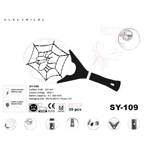 Unik Raket Nyamuk Sanly 109 Limited