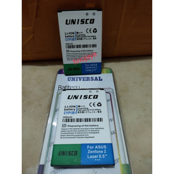 Baterai Asus C11P1501 Battry Bateri Zenfone 5.5 Selfie ZE550KL UNISCO